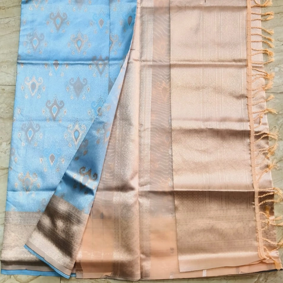 Silver Pattu - Creamy - Image 2