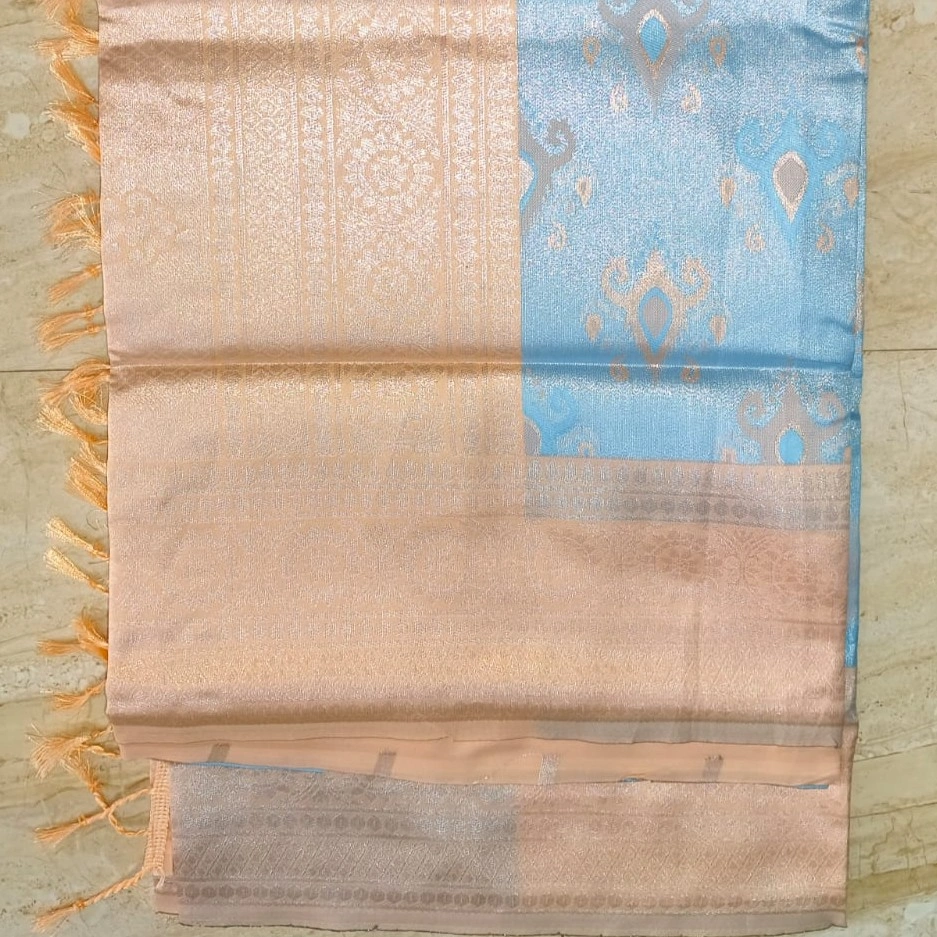 Silver Pattu - Creamy - Image 3