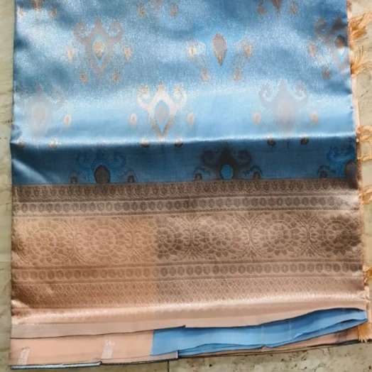 Silver Pattu - Creamy