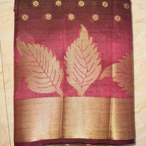 Ethnic Fancy Saree - Brown