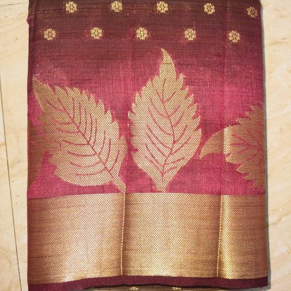 Ethnic Fancy Saree - Brown
