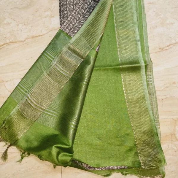Moonga Tussar Silk - Yash - Image 3