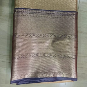 Semi Kanchi Pattu - Gold Tone